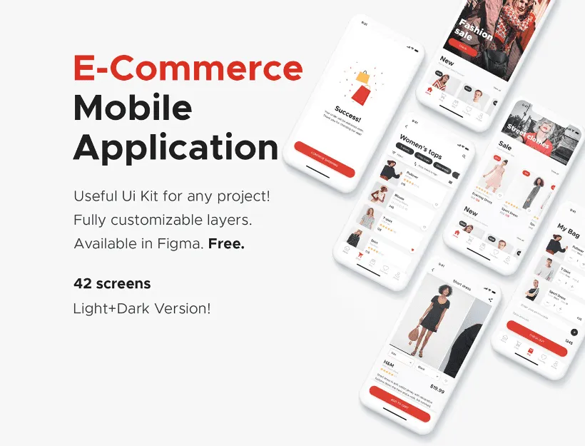 eCommerce mobile UI kit
