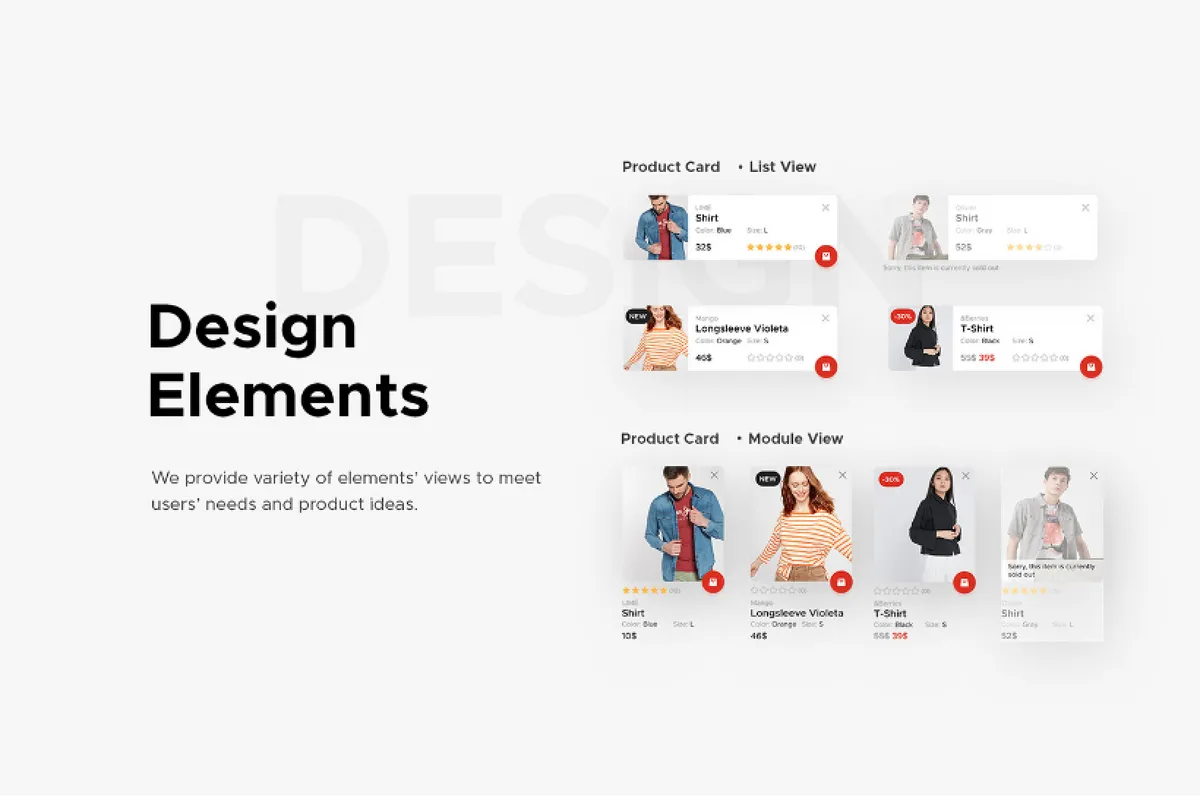 e-Commerce mobile application