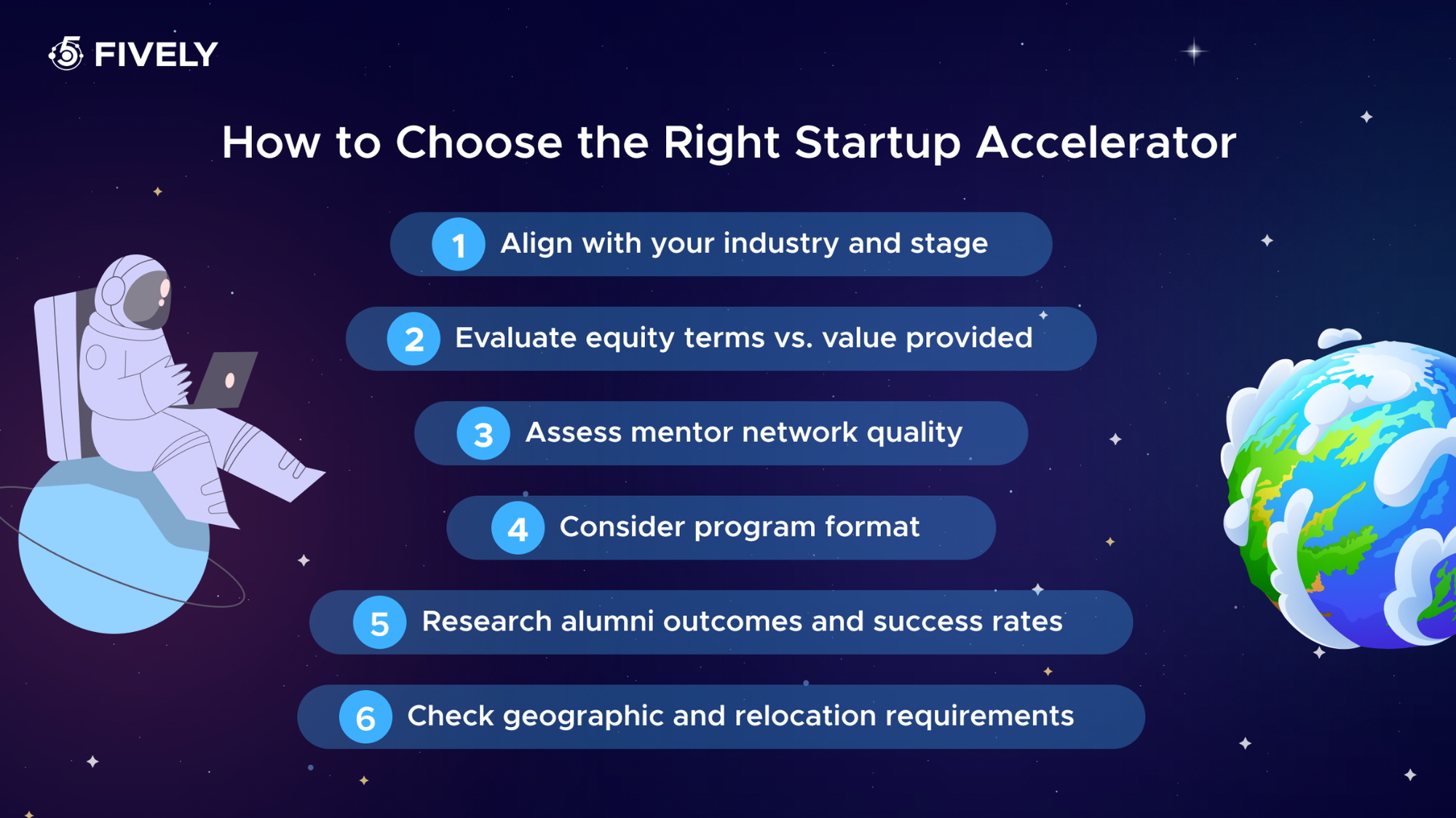 How to choose the right startup accelerator