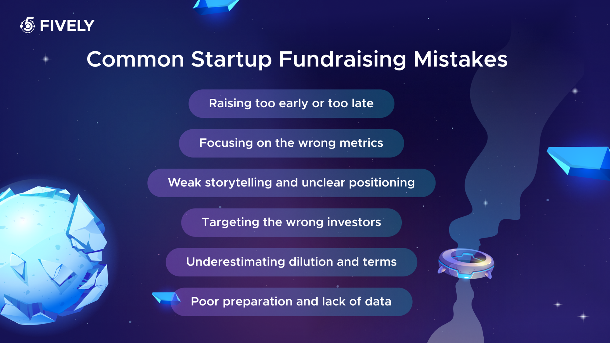 Common Startup Fundraising Mistakes