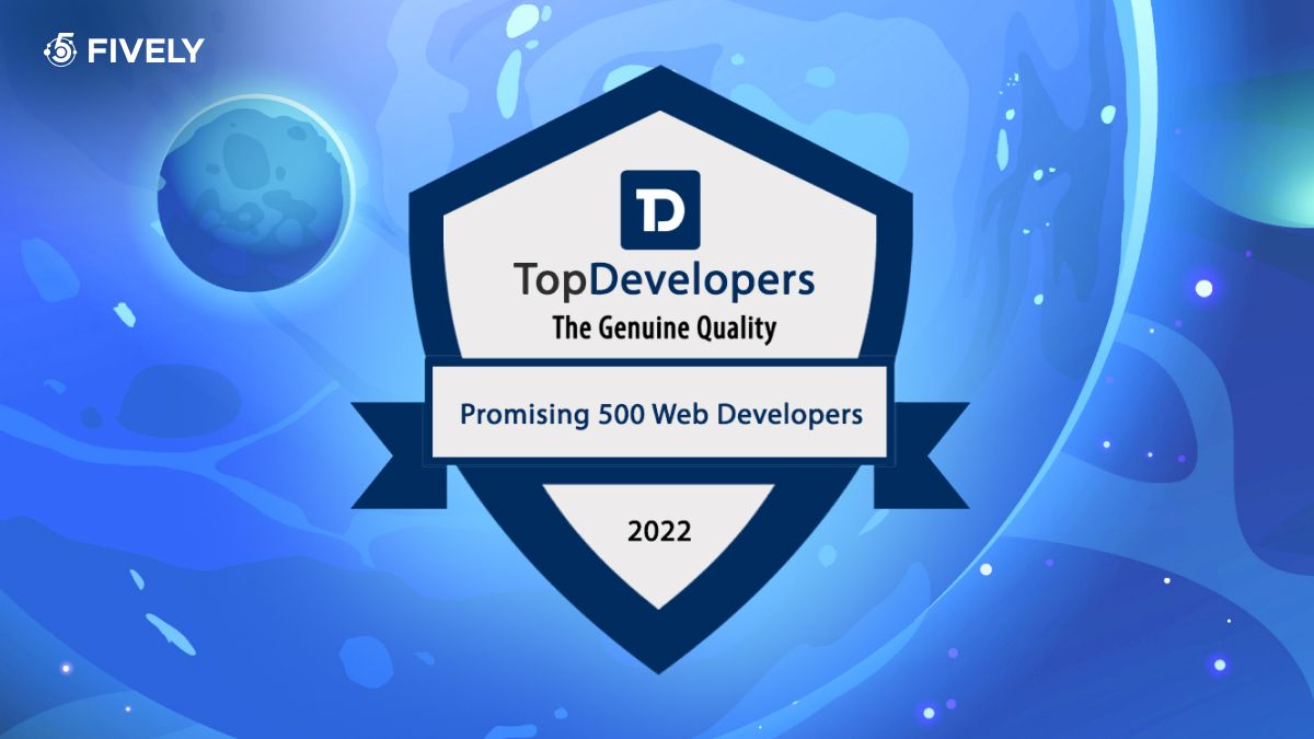Fively Included in Promising 500  Web Development Companies List by TopDevelopers.co